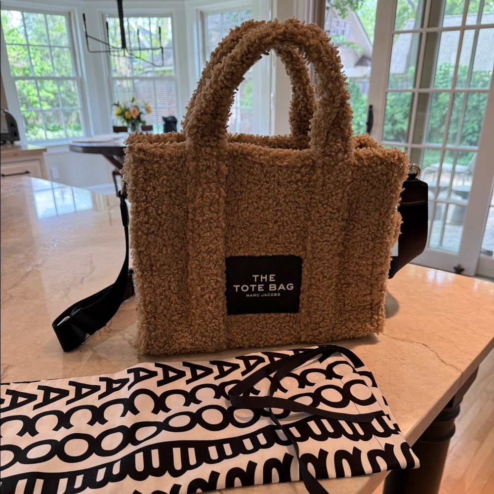 Marc Jacobs Women's The Medium Teddy Tote Bag - Color: Tan/Beige